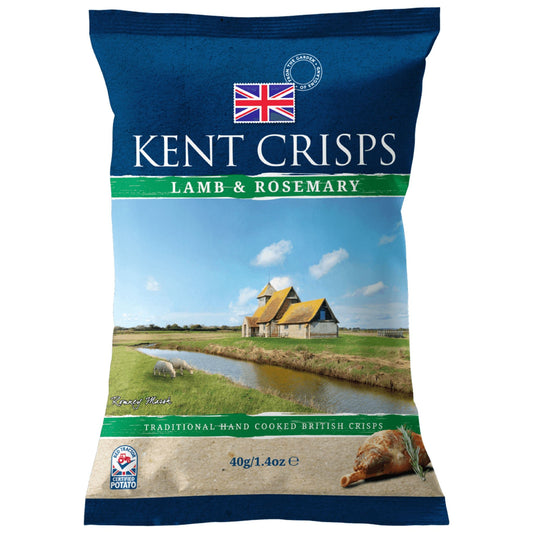 Kent Crisps Lamb & Rosemary 40g - Blighty's British Store
