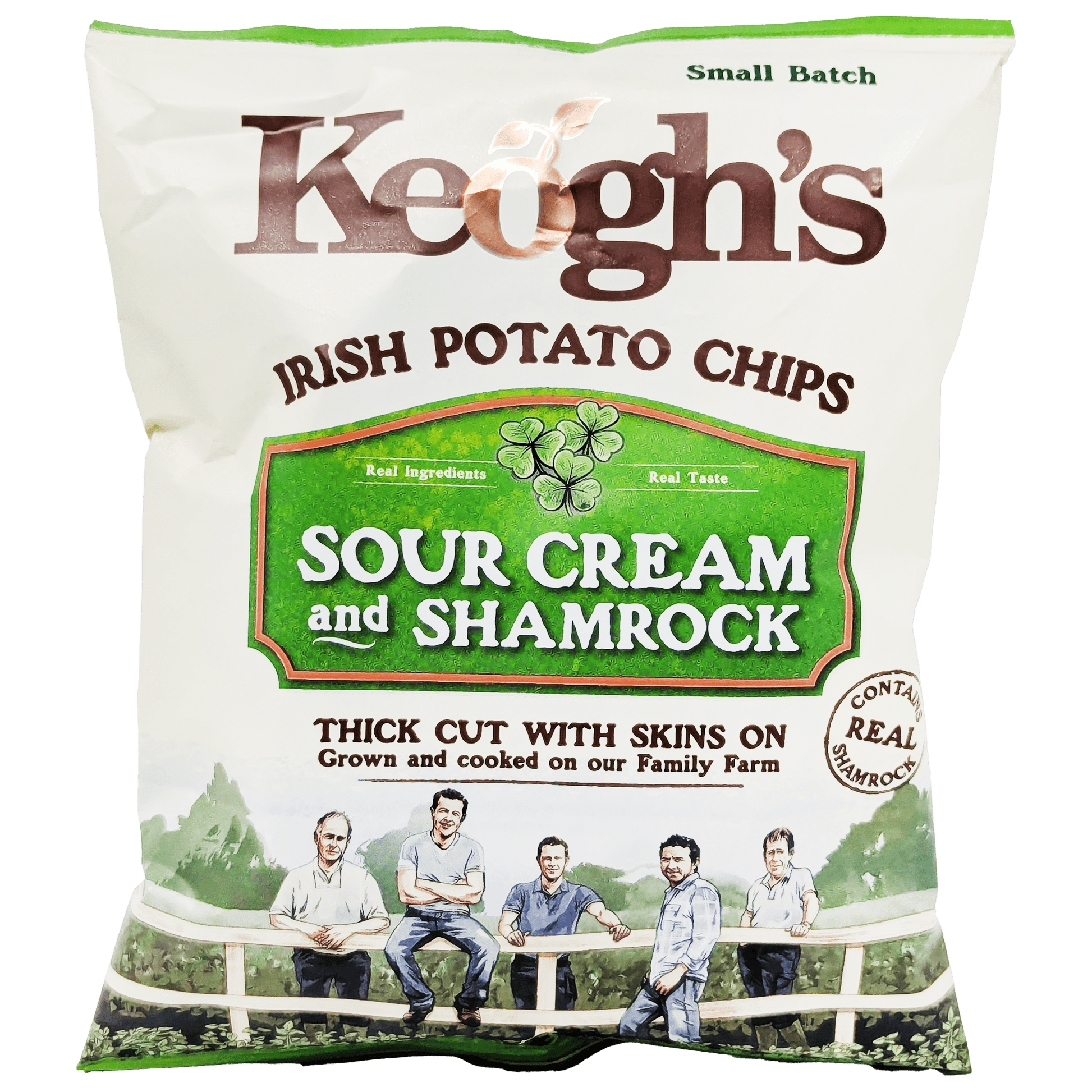 Keogh's Sour Cream & Shamrock Crisps 40g - Blighty's British Store