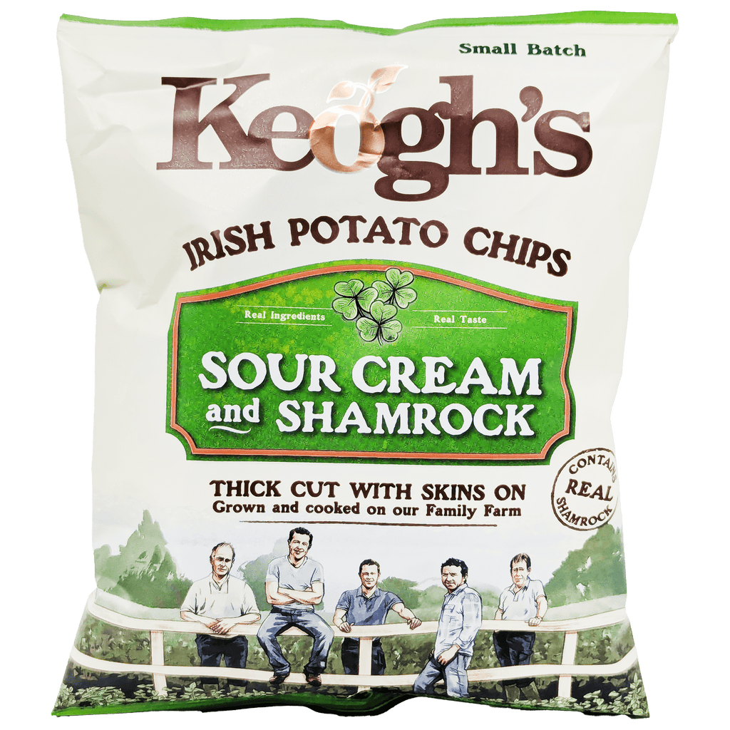 Keogh's Sour Cream & Shamrock Crisps 40g - Blighty's British Store