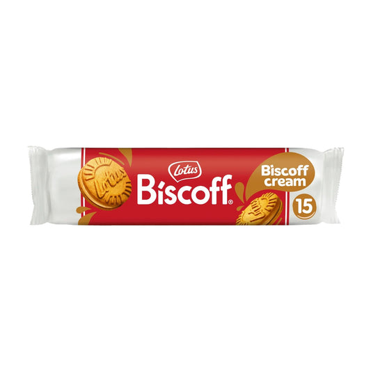 Lotus Biscoff Cream Sandwich Biscuits 150g - Blighty's British Store