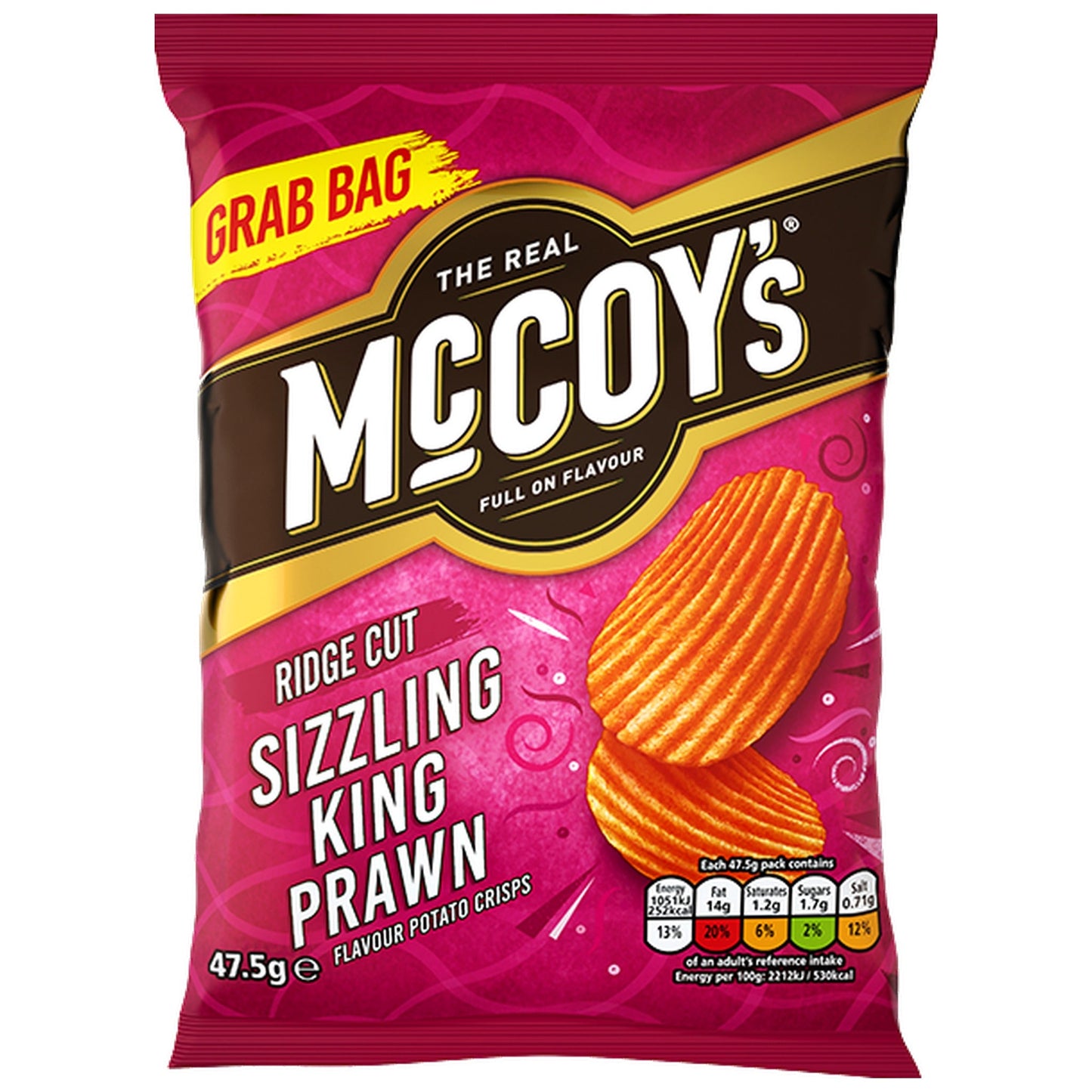 McCoy's Sizzling King Prawn 45g - Blighty's British Store