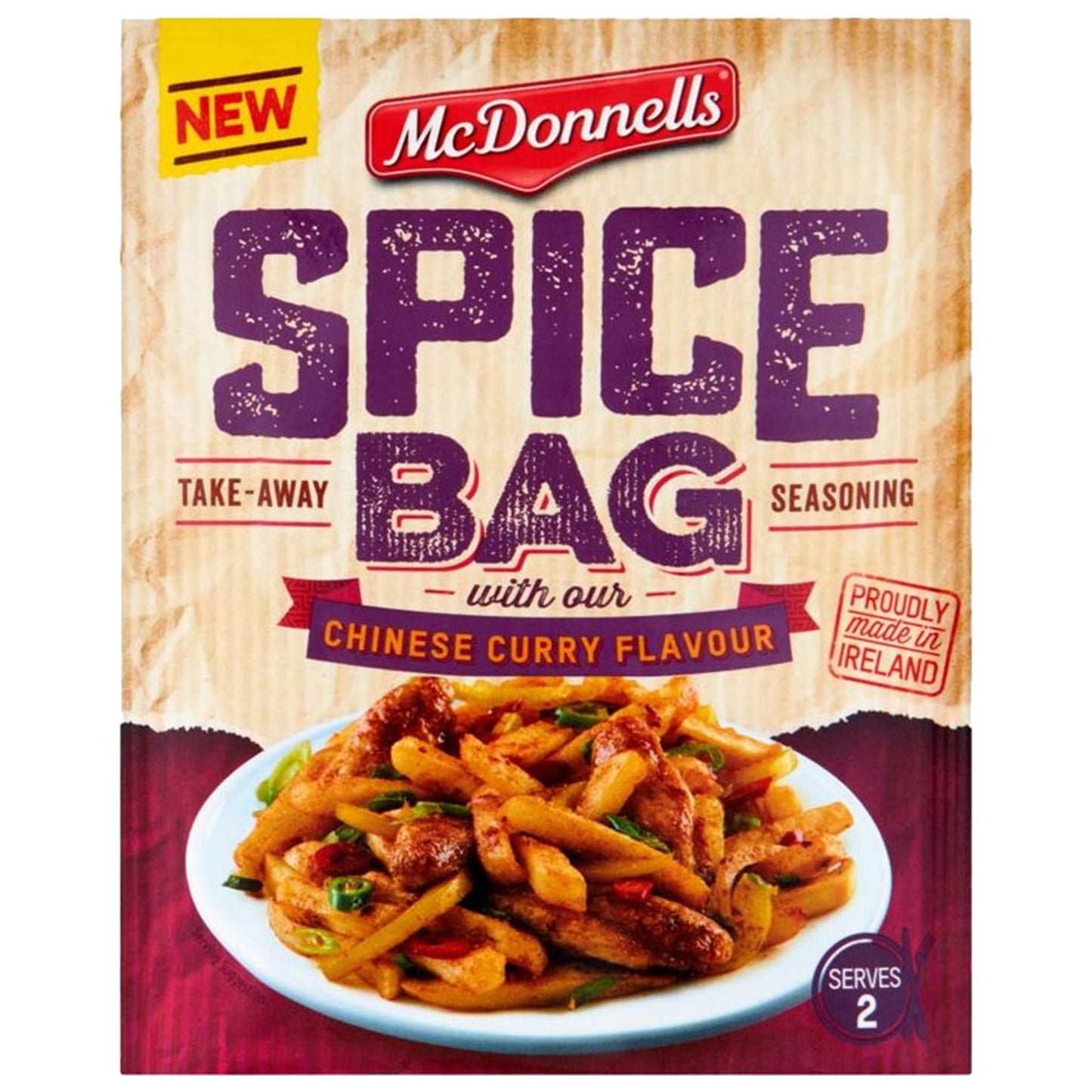 McDonnells Spice Bag Chinese Curry Flavour 40g - Blighty's British Store