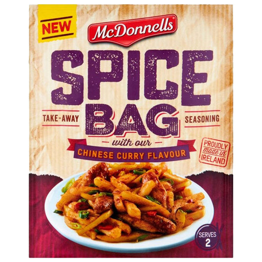 McDonnells Spice Bag Chinese Curry Flavour 40g - Blighty's British Store
