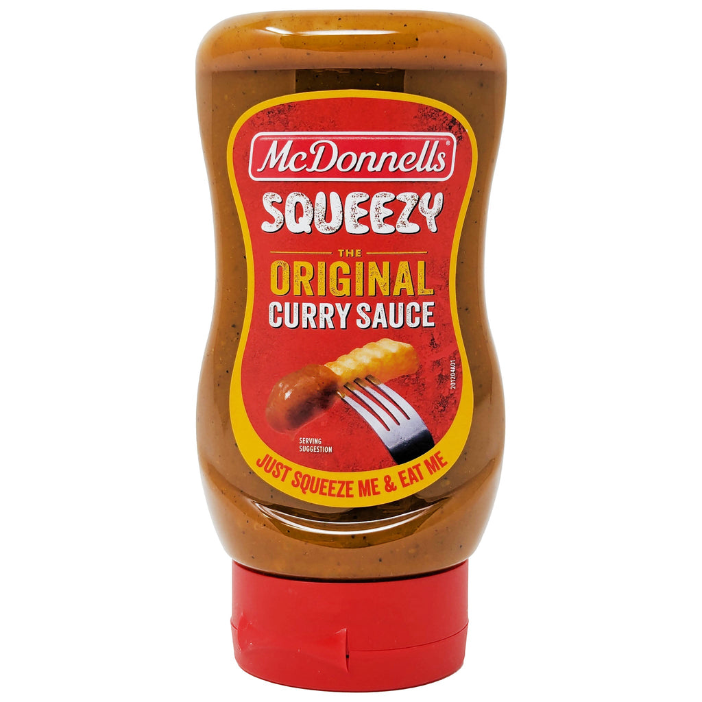 McDonnells Squeezy Original Curry Sauce 350g - Blighty's British Store