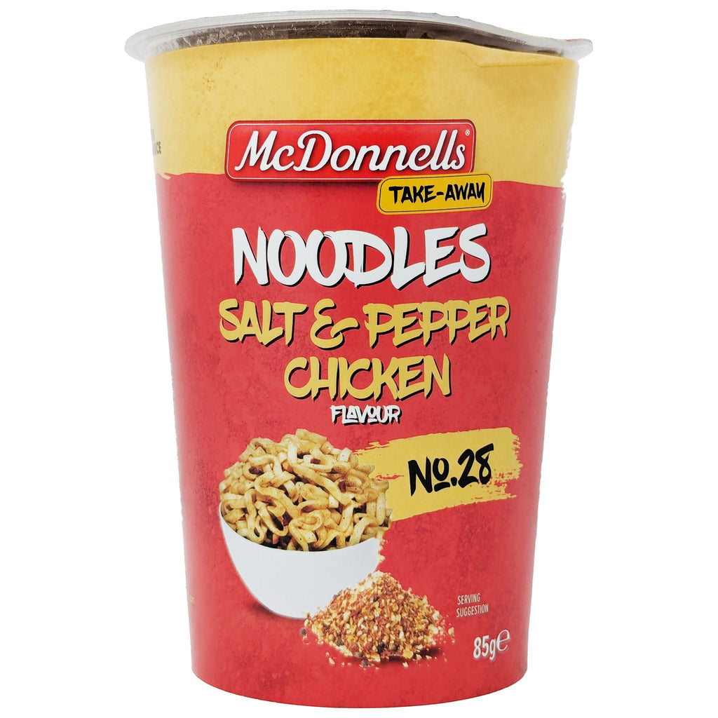 McDonnells Takeaway Noodles Salt & Pepper Chicken Flavour 85g - Blighty's British Store