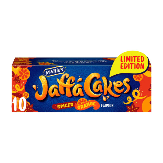 McVitie's Jaffa Cakes Spiced Orange 10 Cakes - Blighty's British Store