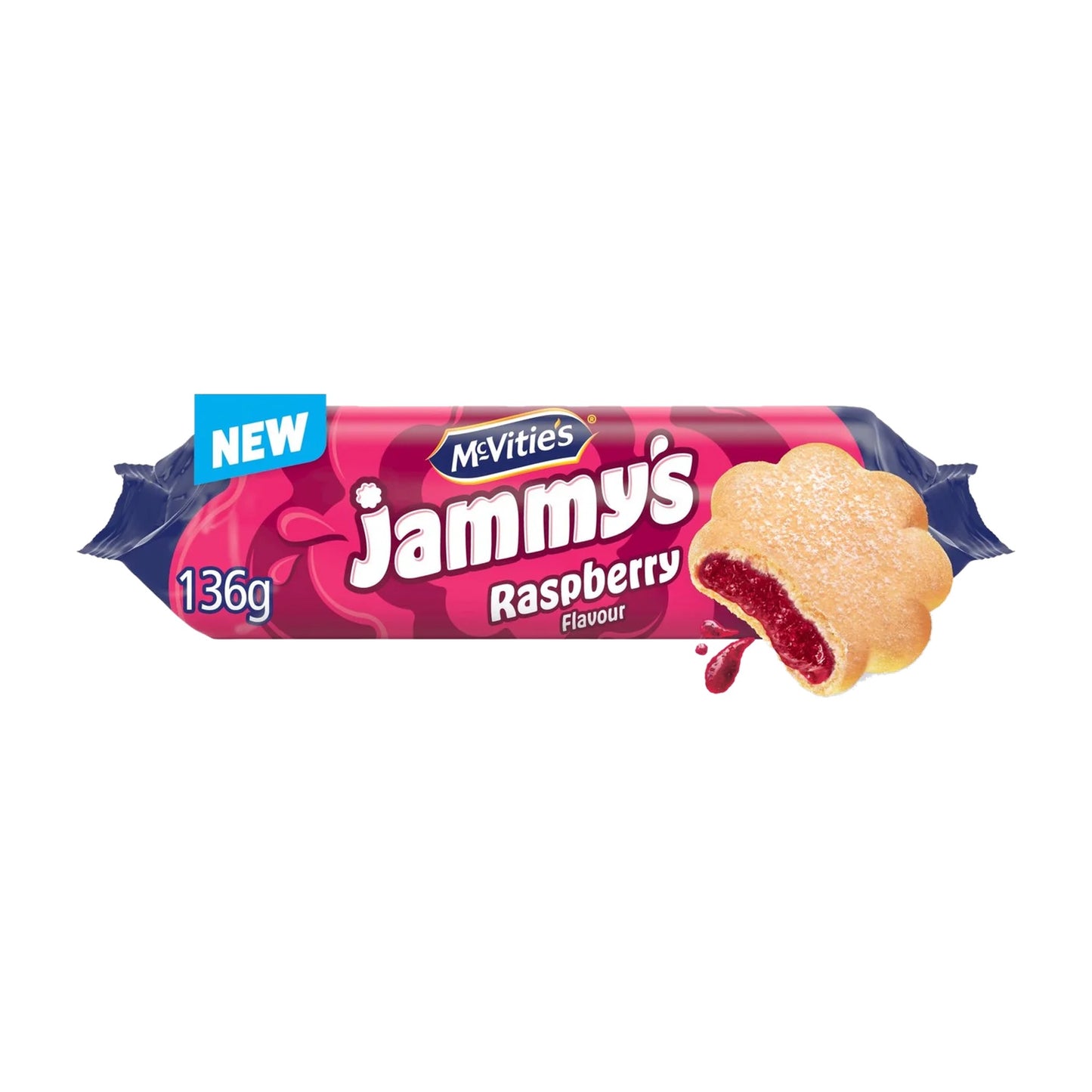 McVitie's Jammys Raspberry 136g