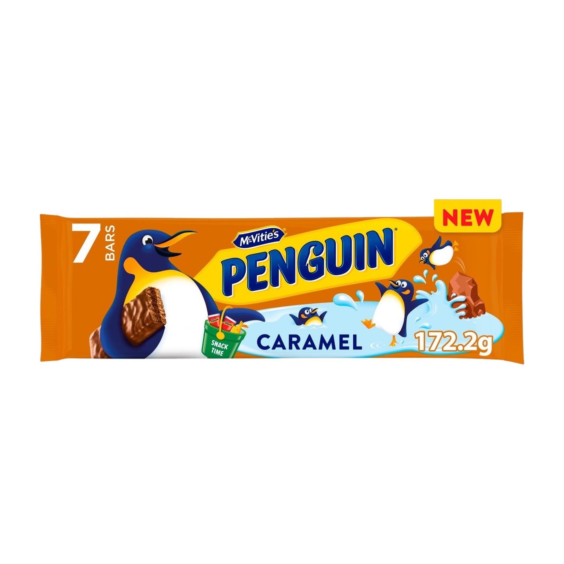 McVitie's Penguin Caramel 7 Pack (7 x 24.6g) - Blighty's British Store