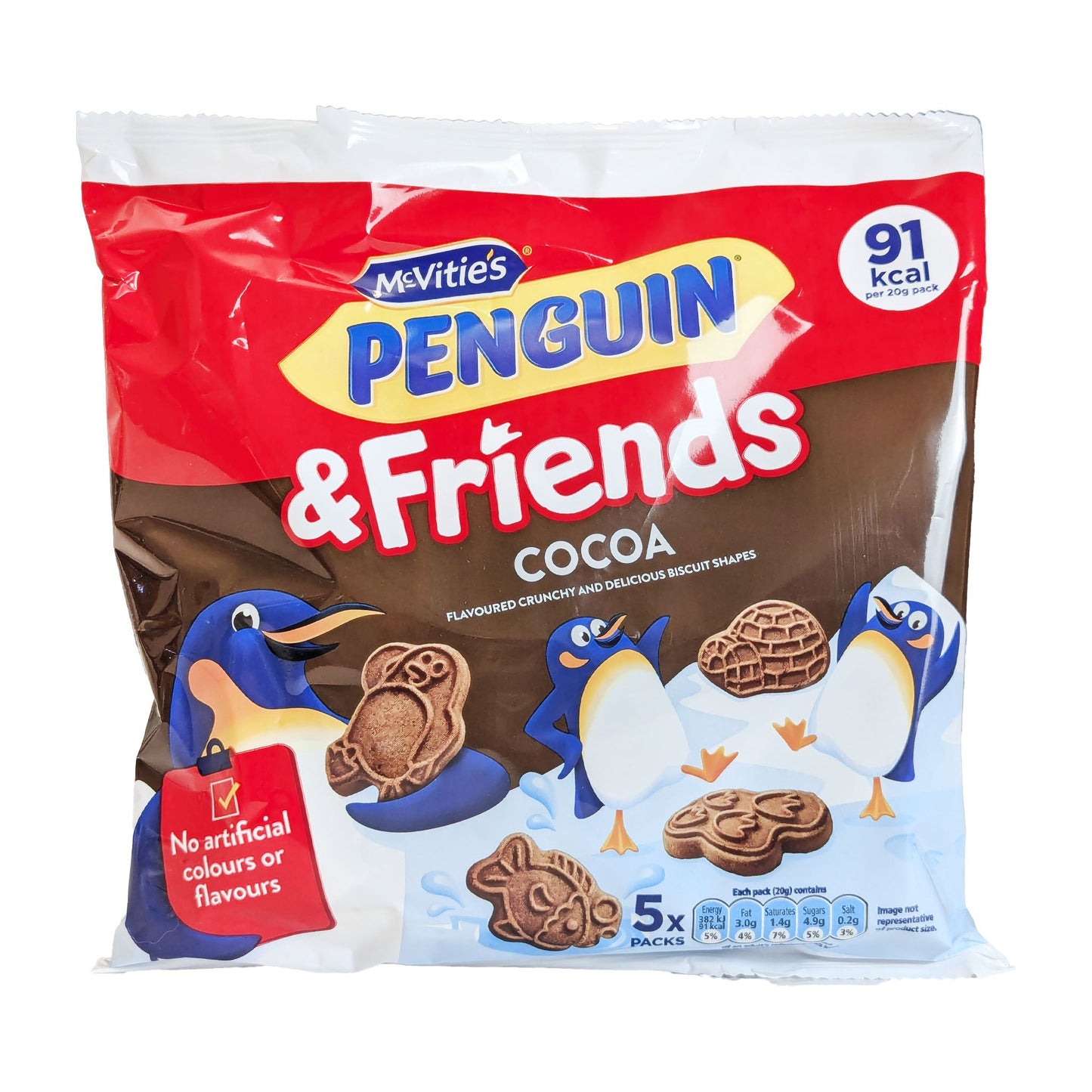 McVitie's Penguin & Friends Cocoa 5 Pack (5 x 20g) - Blighty's British Store
