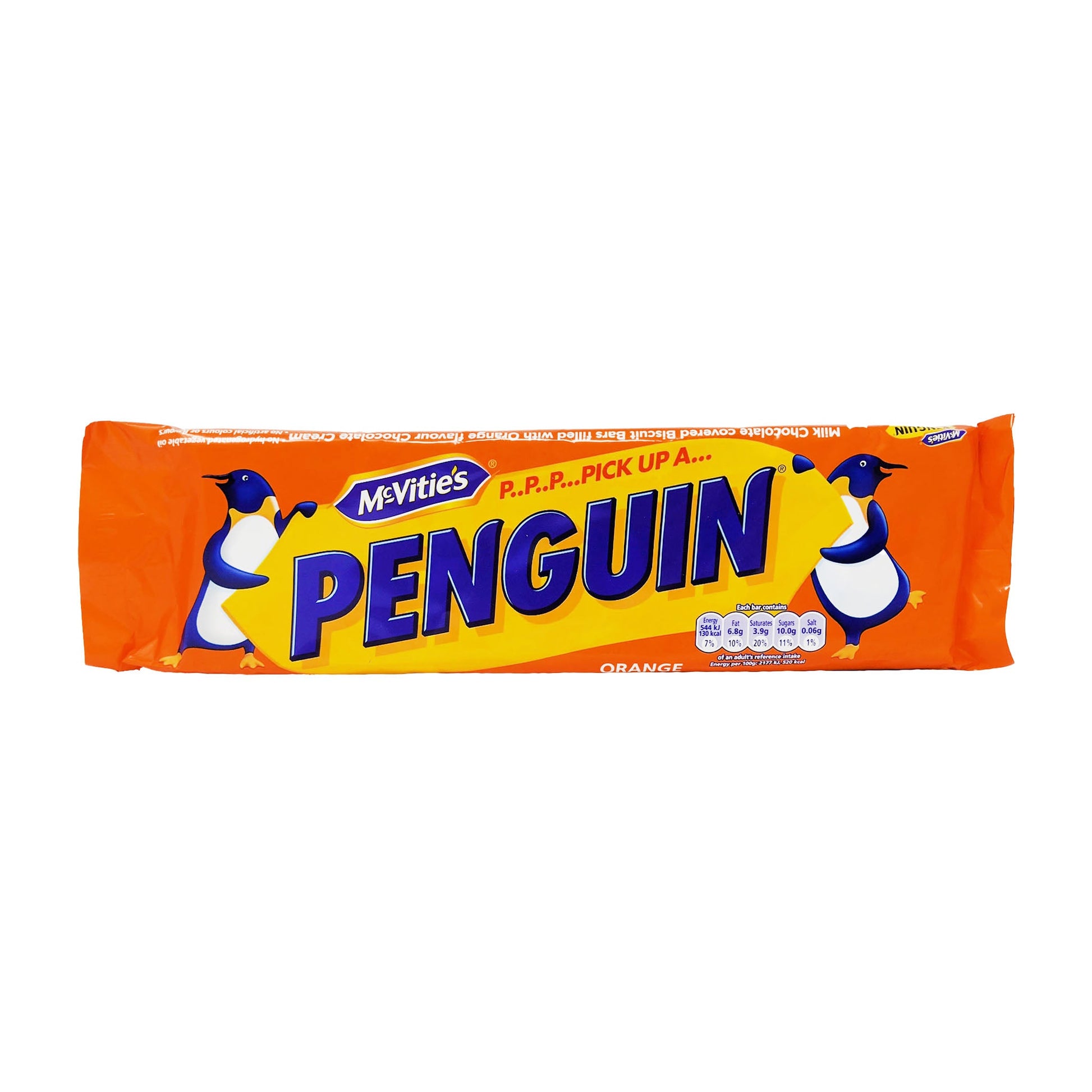 McVitie's Penguin Orange 7 Pack (7 x 24.6g) - Blighty's British Store