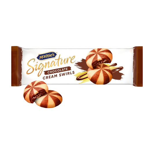 McVitie's Signature Chocolate Cream Swirls 142g - Blighty's British Store