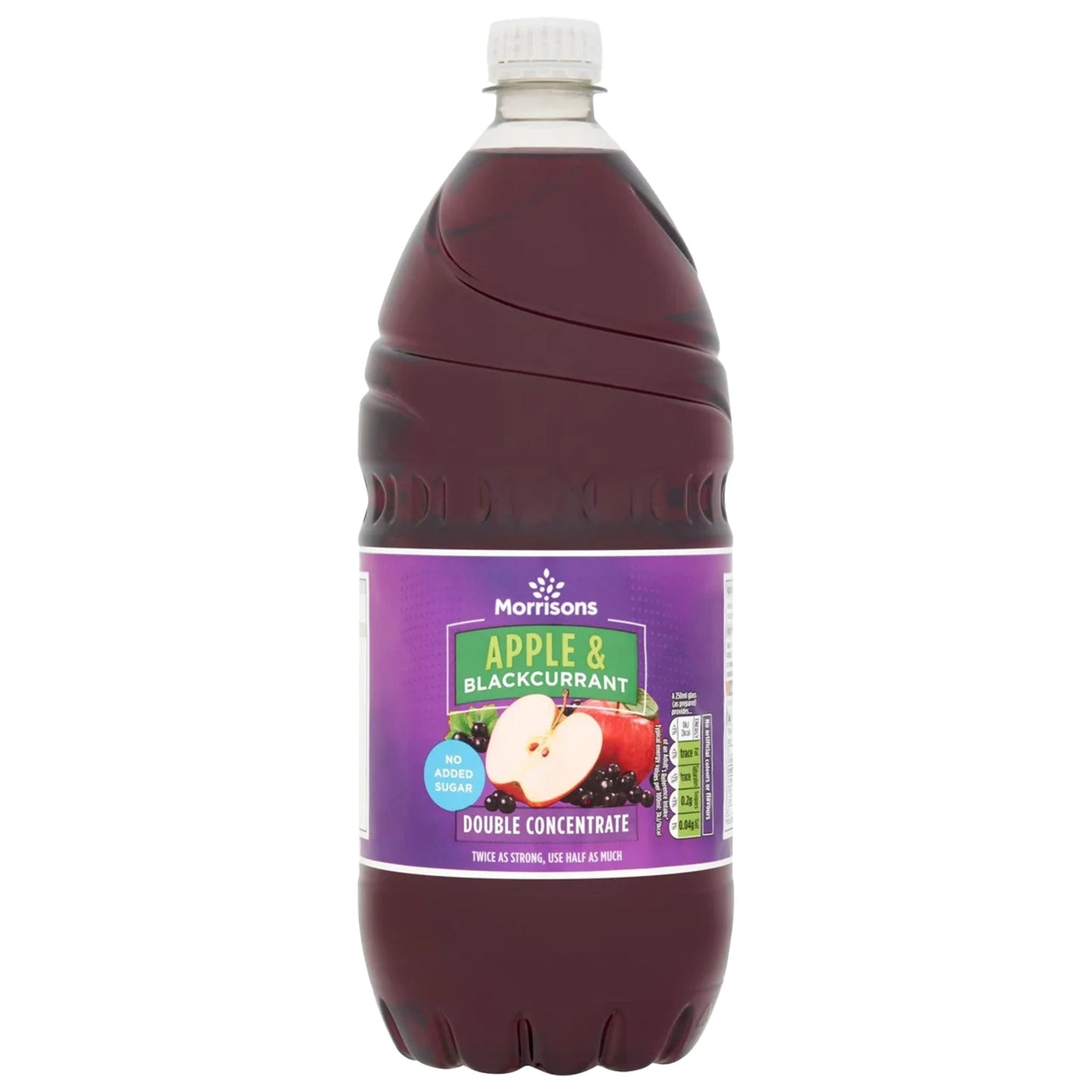 Morrisons Apple & Blackcurrant Double Concentrate 1.5L - Blighty's British Store