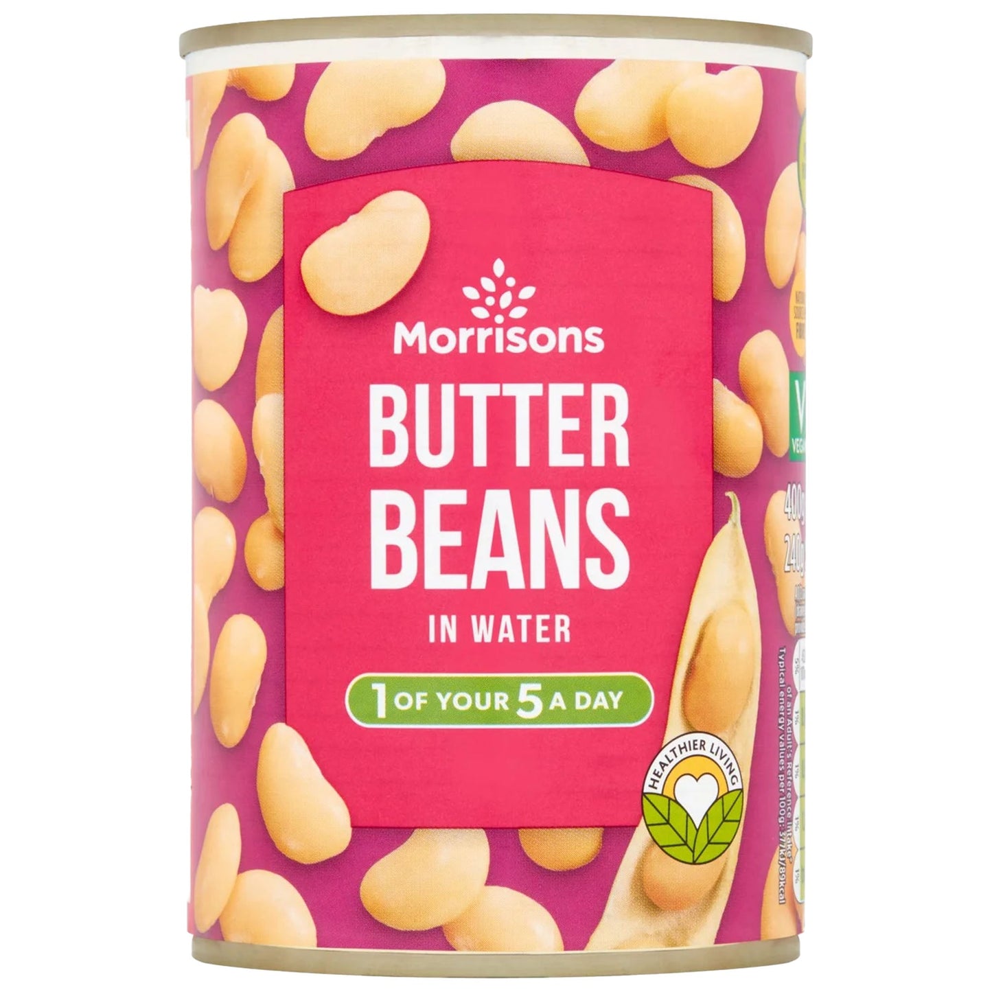 Morrisons Butter Beans In Water 400g - Blighty's British Store
