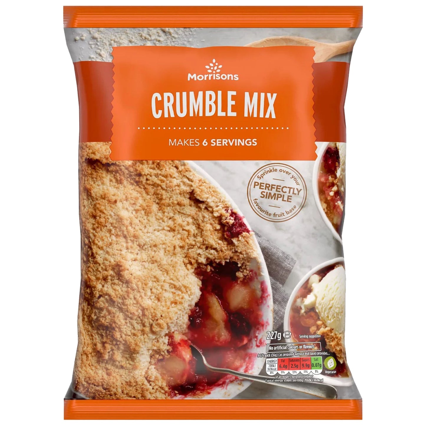 Morrisons Crumble Mix 227g - Blighty's British Store