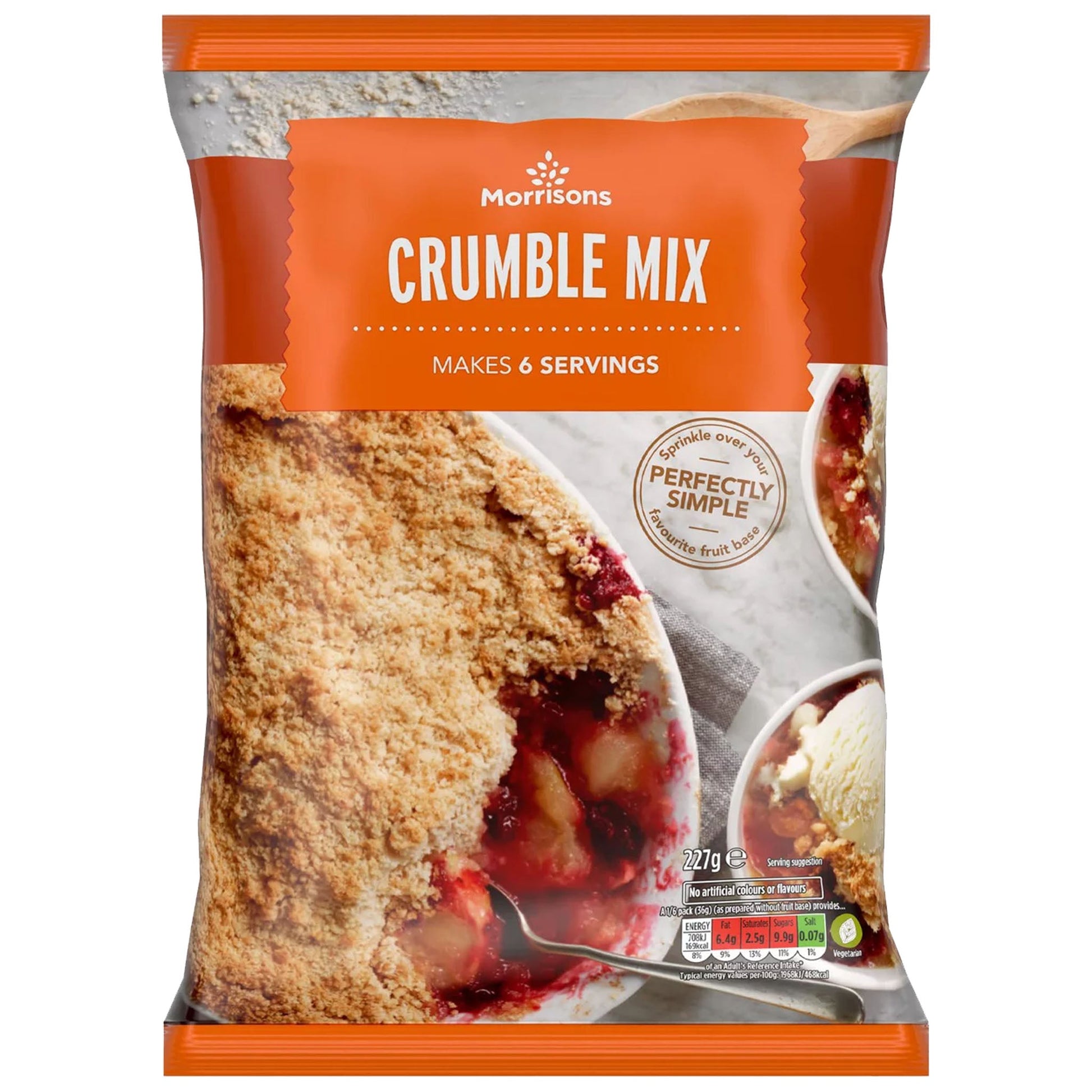 Morrisons Crumble Mix 227g - Blighty's British Store