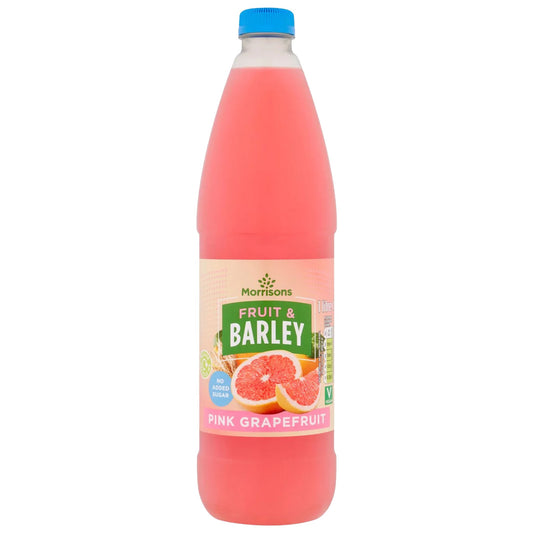 Morrisons Fruit & Barley Pink Grapefruit 1L - Blighty's British Store