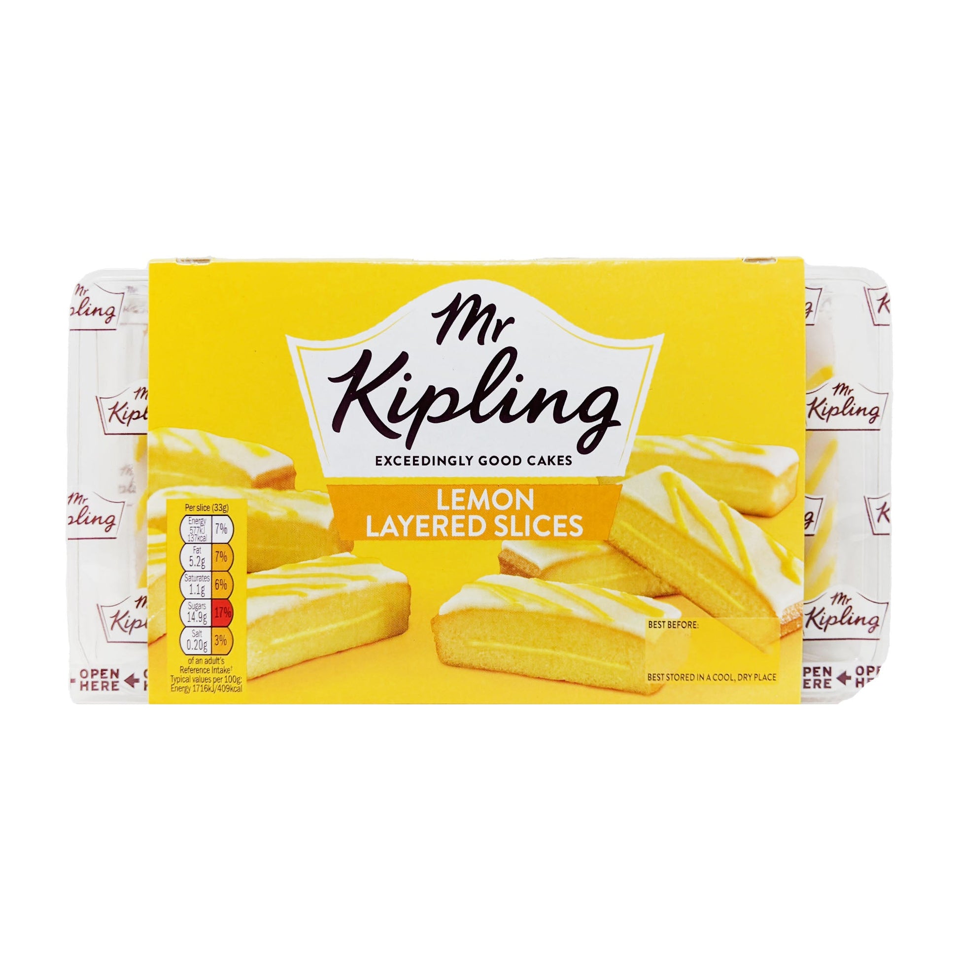 Mr Kipling Lemon Slices 6 Pack - Blighty's British Store