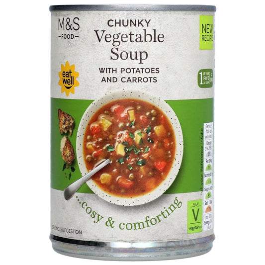 M&S Chunky Vegetable Soup 400g - Blighty's British Store