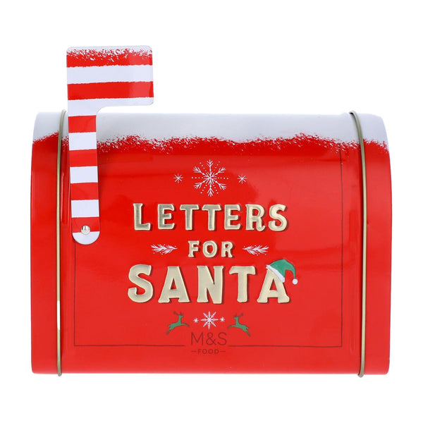 M&S Letters For Santa Biscuit Tin 200g - Blighty's British Store