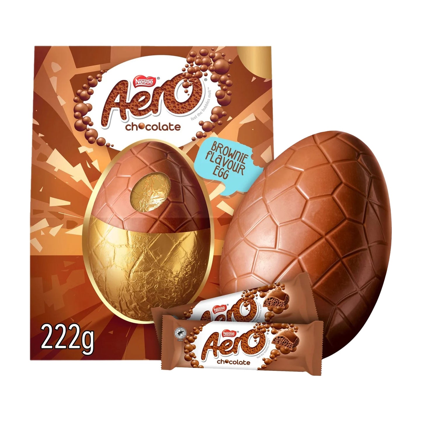 Nestle Aero Brownie Flavour Easter Egg 222g - Blighty's British Store