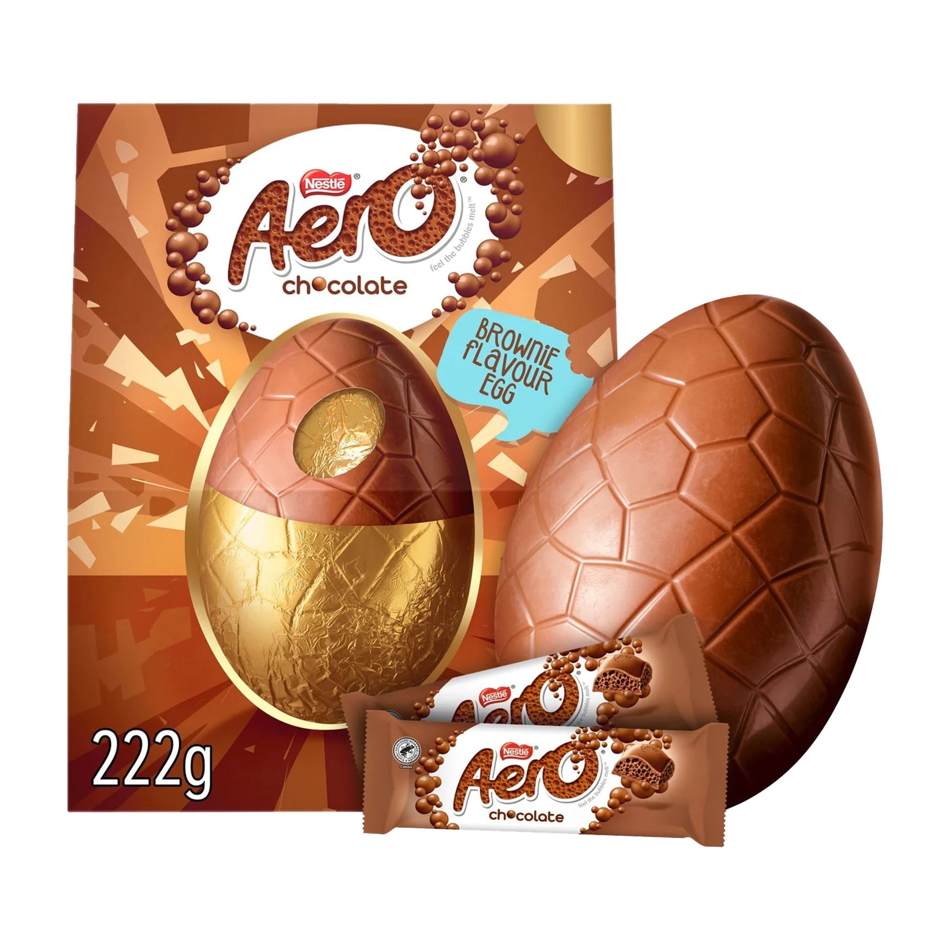 Nestle Aero Brownie Flavour Easter Egg 222g - Blighty's British Store