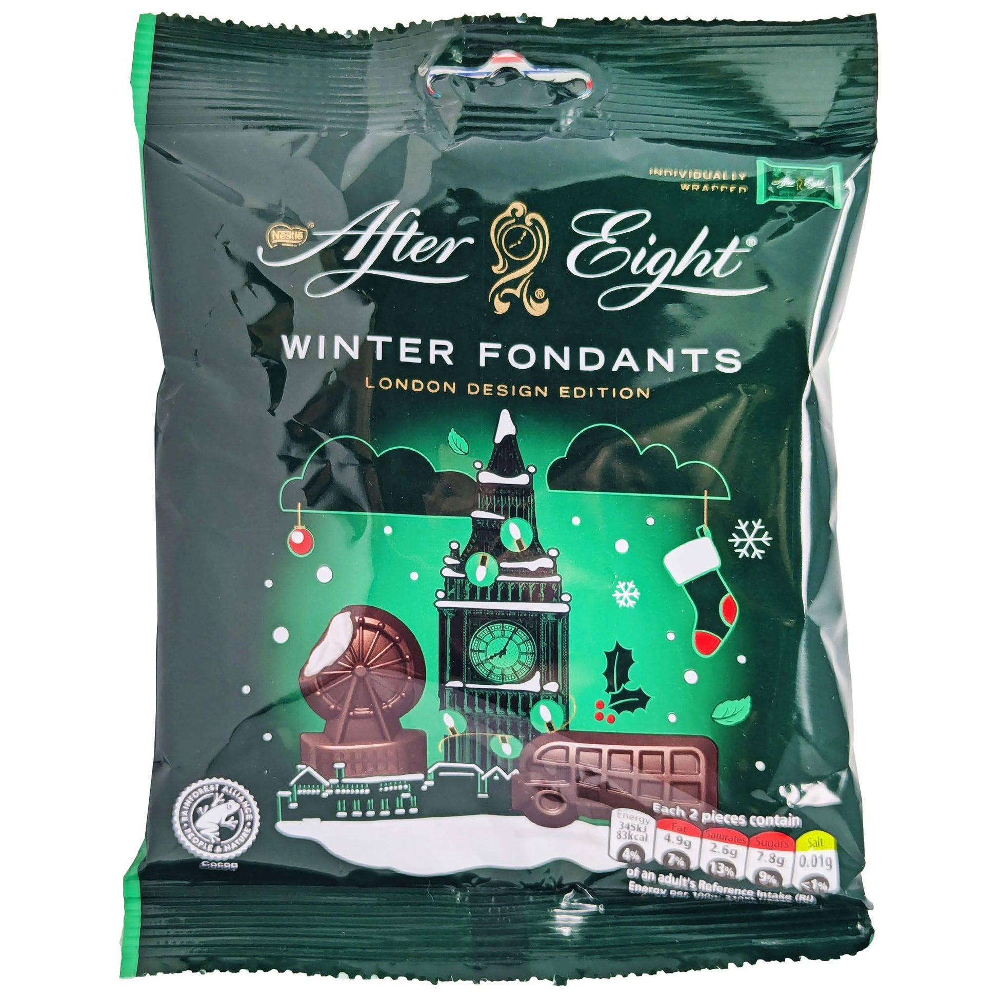 Nestle After Eight Winter Fondants London Edition 57g - Blighty's British Store