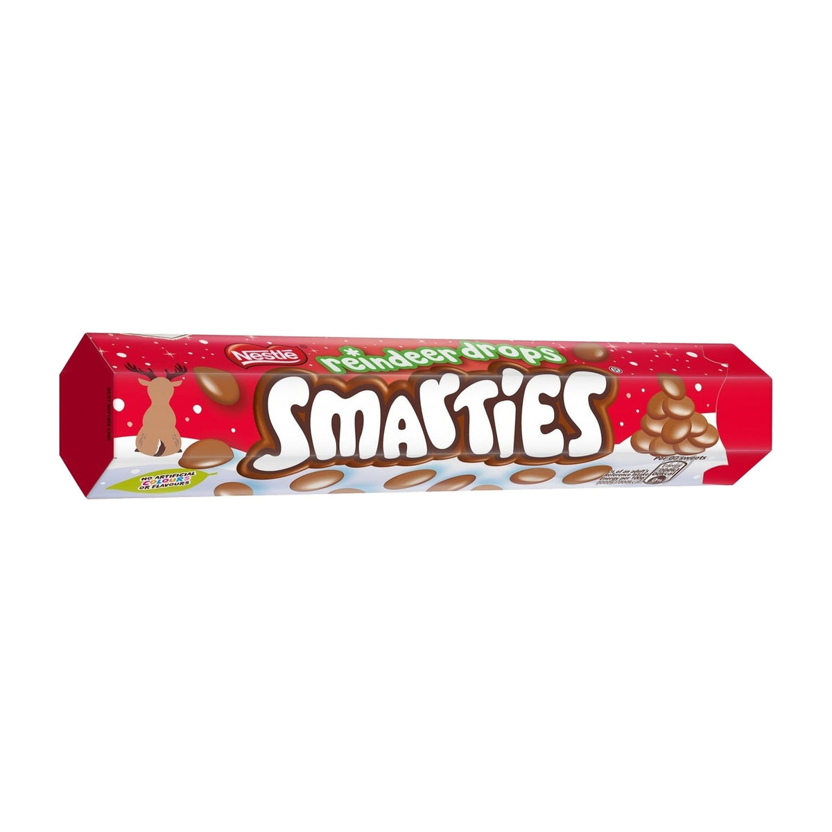 Nestle Smarties Reindeer Drops Giant Tube 120g - Blighty's British Store
