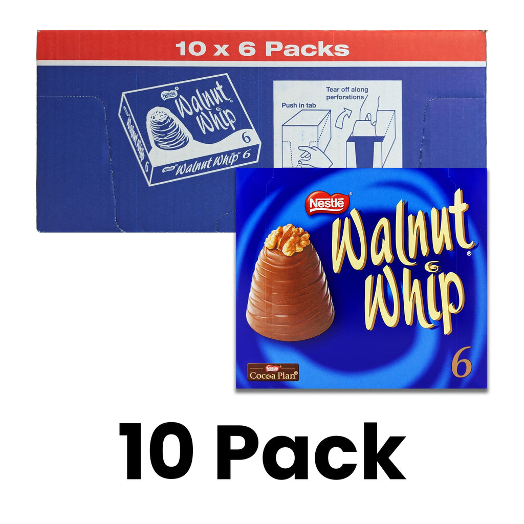 Nestle Walnut Whip 6 Pack Case (10 x 6 x 30g) - Blighty's British Store