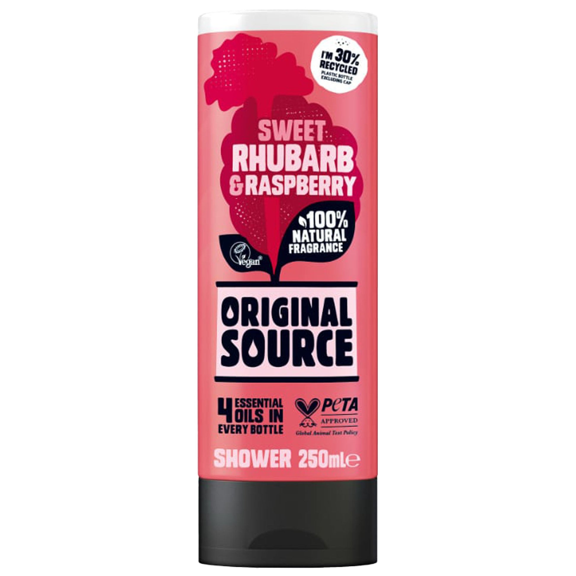 Original Source Rhubarb & Raspberry Shower Gel 250ml - Blighty's British Store