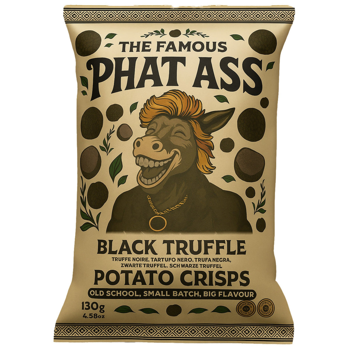 Phat Ass Black Truffle Crisps 130g - Blighty's British Store