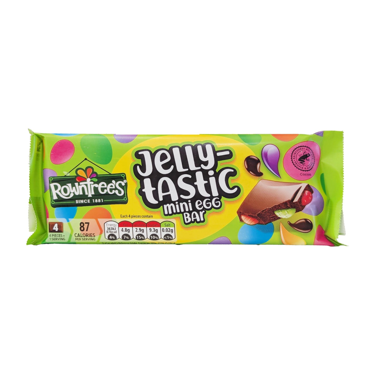 Rowntree's Jelly - Tastic Mini Egg Bar 100g - Blighty's British Store