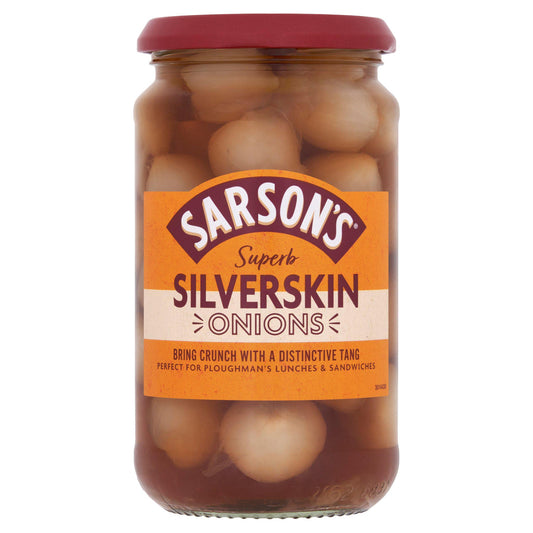 Sarson's (Haywards) Silverskin Pickled Onions 400g - Blighty's British Store