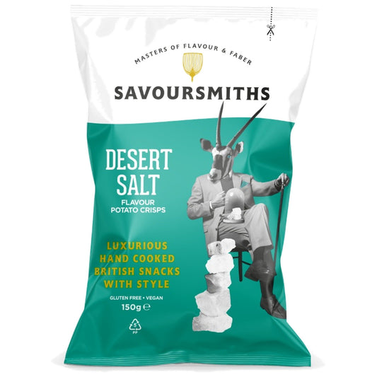 Savoursmiths Desert Salt Crisps 150g - Blighty's British Store