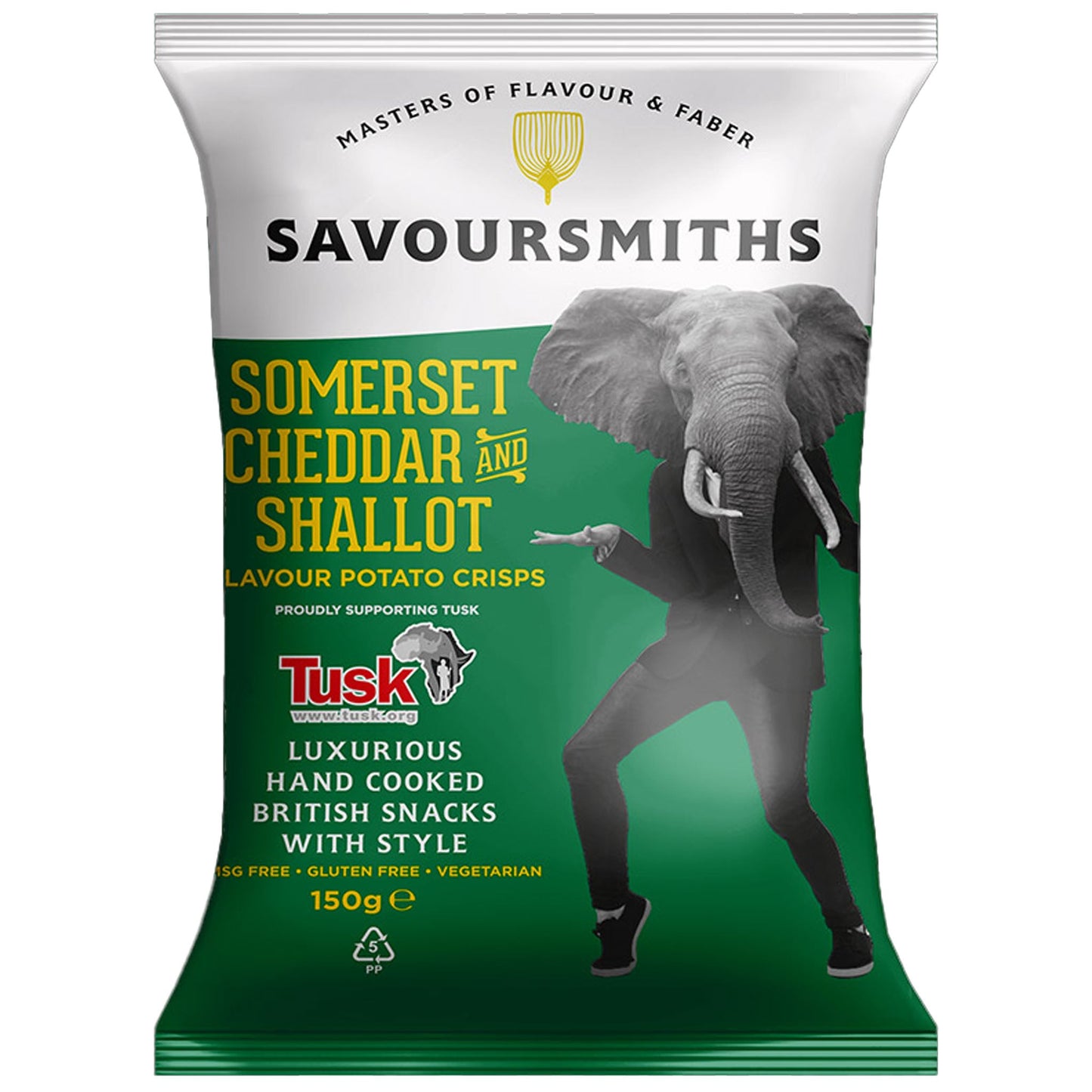 Savoursmiths Somerset Cheddar & Shallot Crisps 150g - Blighty's British Store