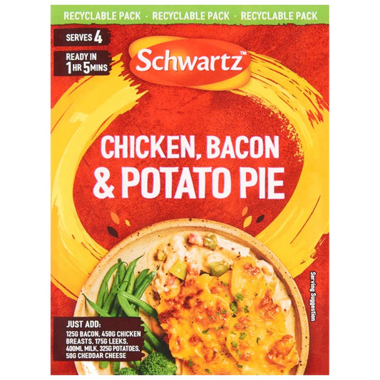 Schwartz Chicken, Bacon & Potato Pie 35g - Blighty's British Store