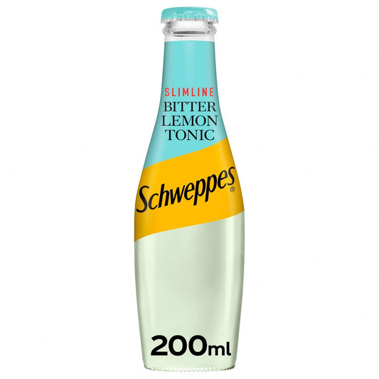 Schweppes Slimline Bitter Lemon 200ml - Blighty's British Store