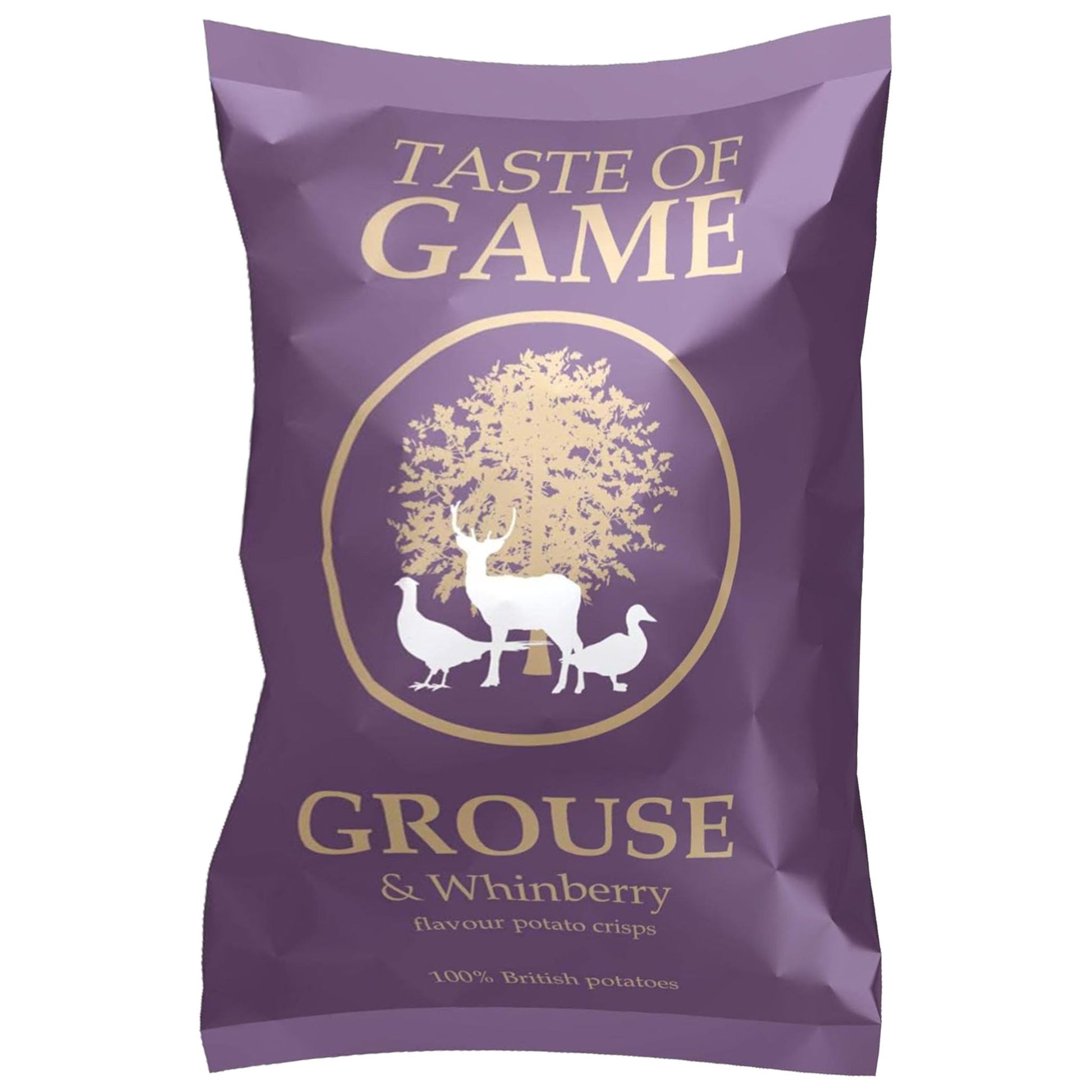 Taste of Game Grouse & Whinberry Flavour Crisps 150g - Blighty's British Store