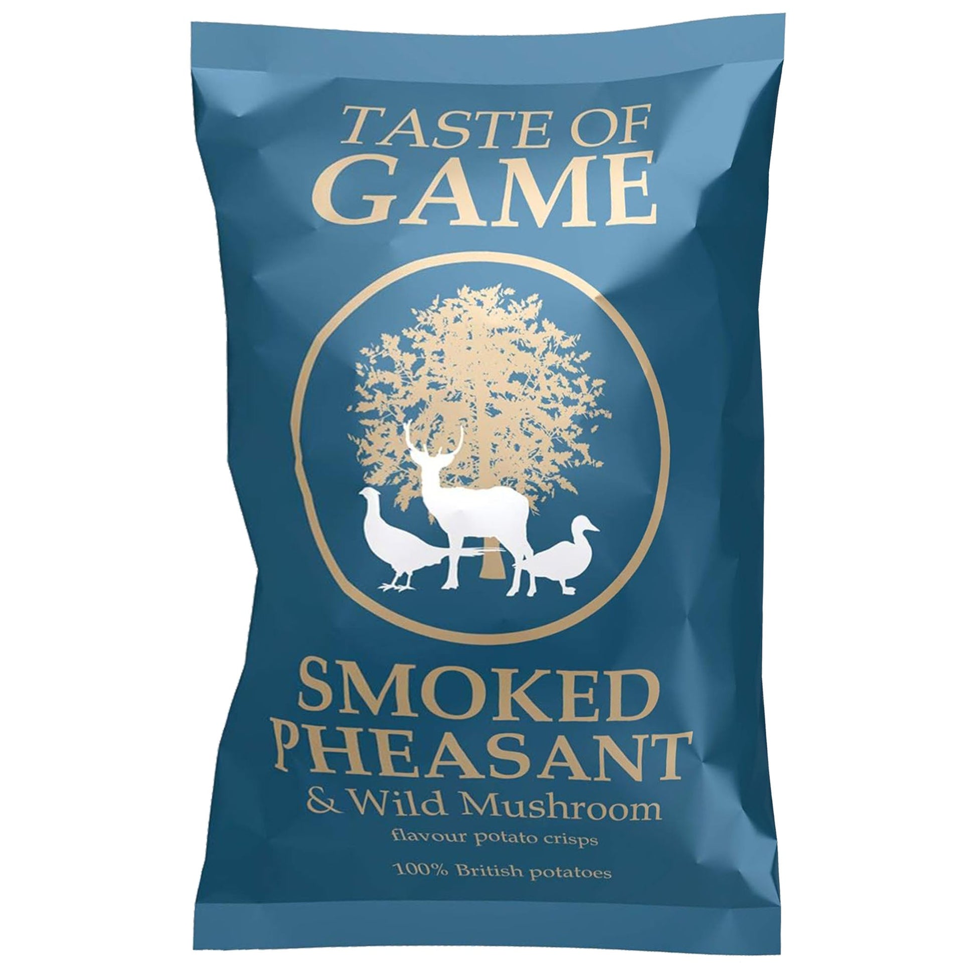 Taste of Game Smoked Pheasant & Wild Mushroom Flavour Crisps 150g - Blighty's British Store