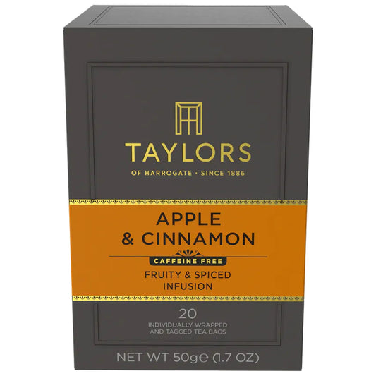 Taylors of Harrogate Apple & Cinnamon 20 Bags 50g - Blighty's British Store
