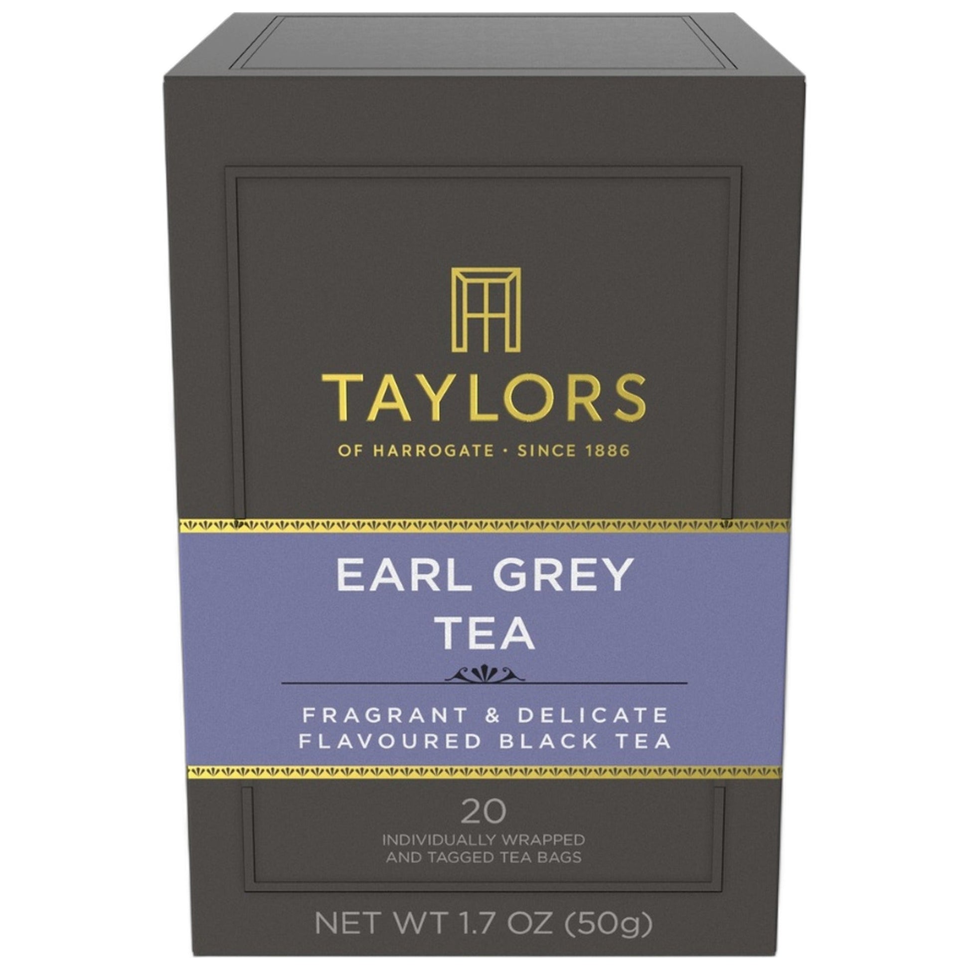 Taylors of Harrogate Earl Grey 20 Tea Bags 50g - Blighty's British Store