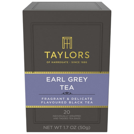 Taylors of Harrogate Earl Grey 20 Tea Bags 50g - Blighty's British Store