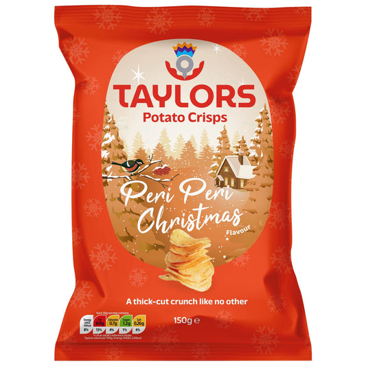 Taylors Peri Peri Christmas Crisps 150g - Blighty's British Store