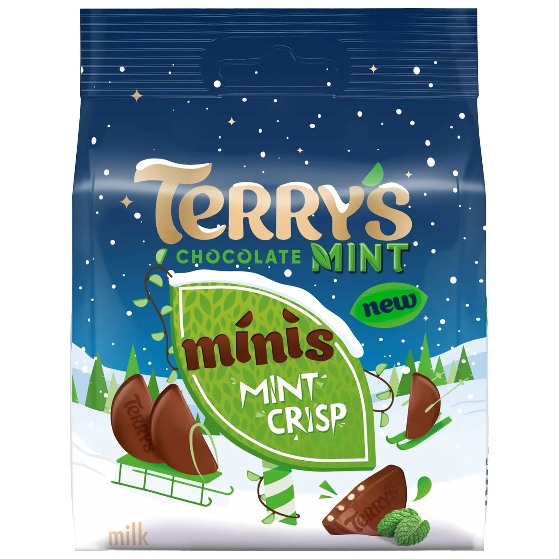 Terry's Chocolate Mint Minis Mint Crisp 80g - Blighty's British Store