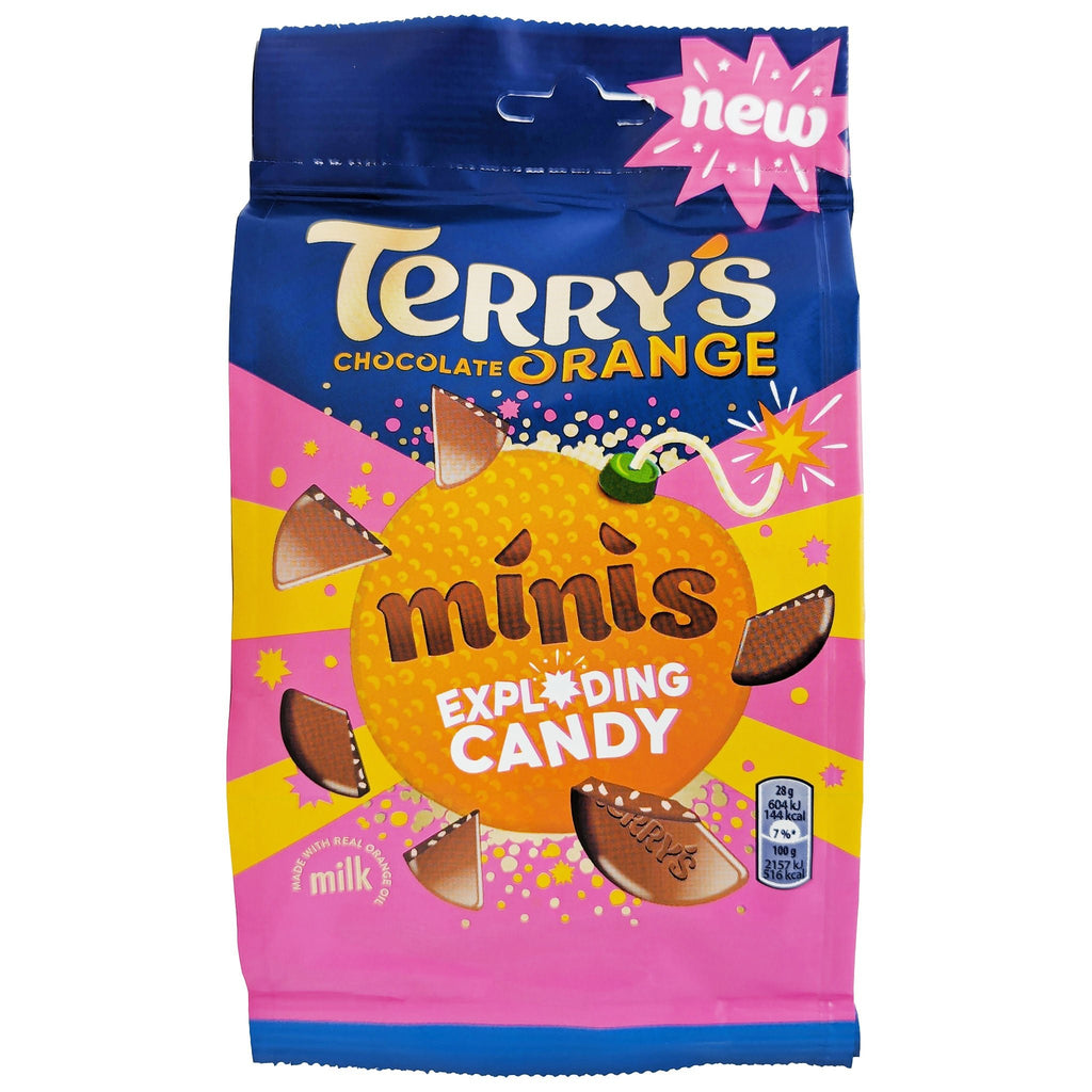 Terry's Chocolate Orange Minis Exploding Candy 105g - Blighty's British Store