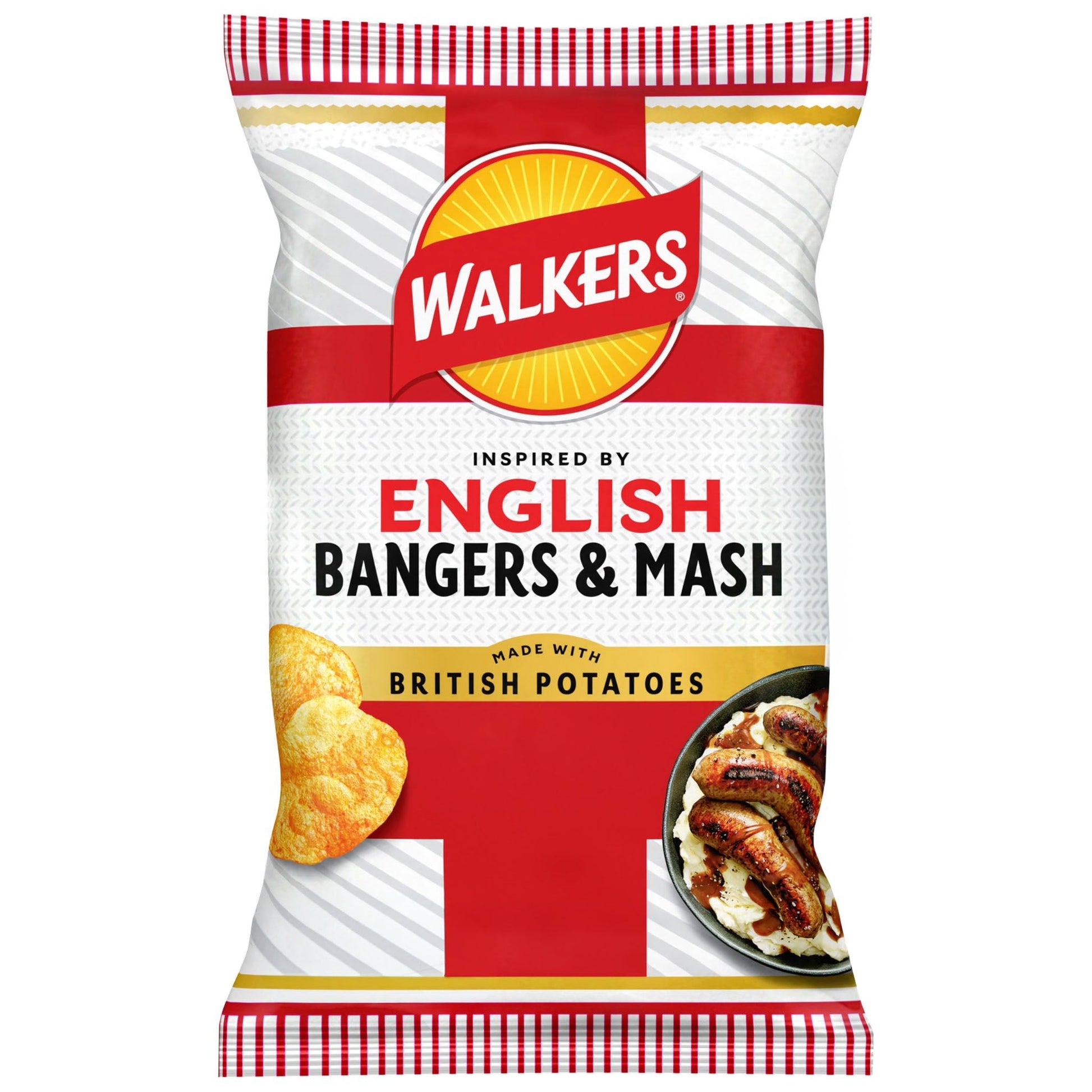 Walker's English Bangers & Mash Crisps 150g - Blighty's British Store