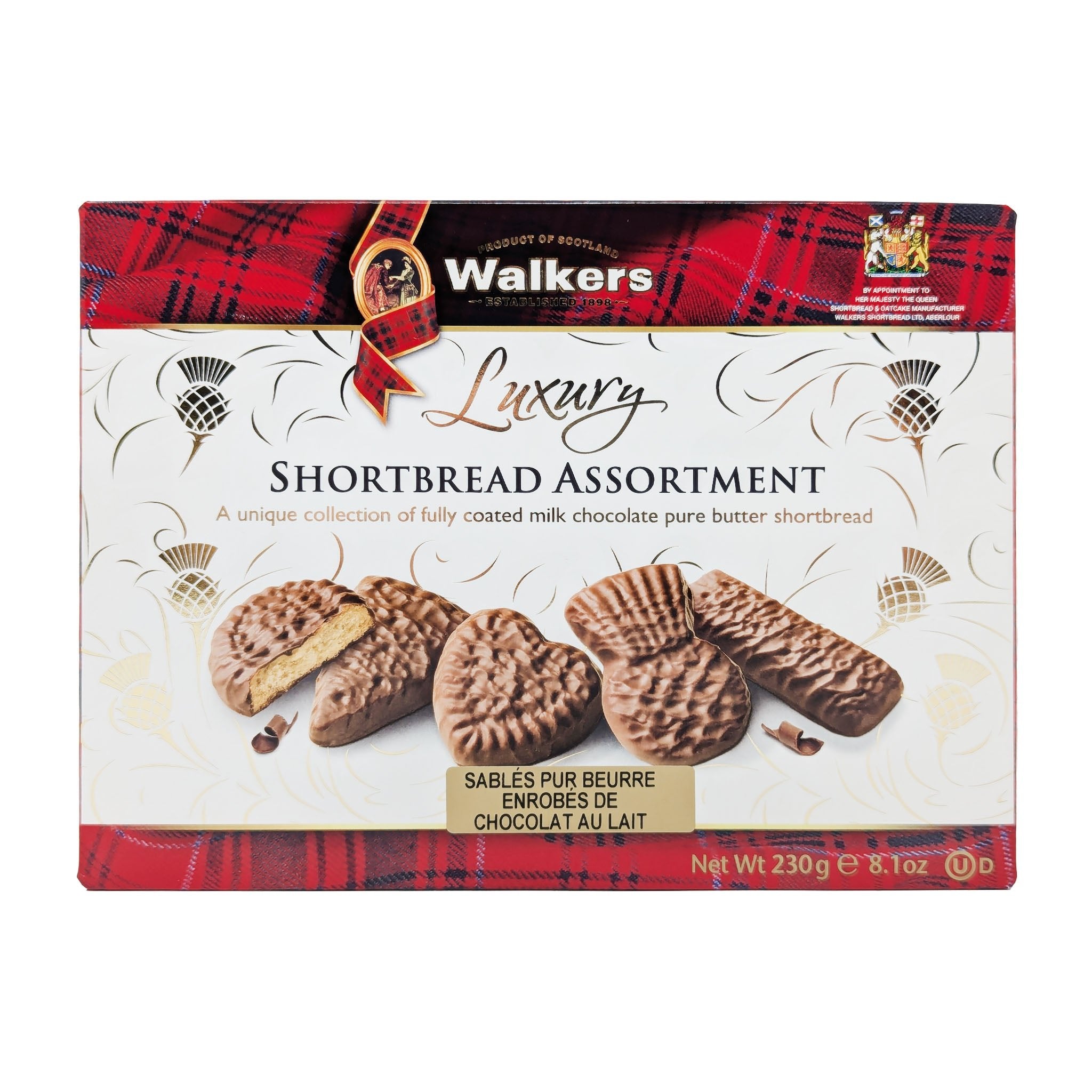 Assorted Shortbread Walker's Luxury Shortbread Assortment 230g – Blighty's British Store