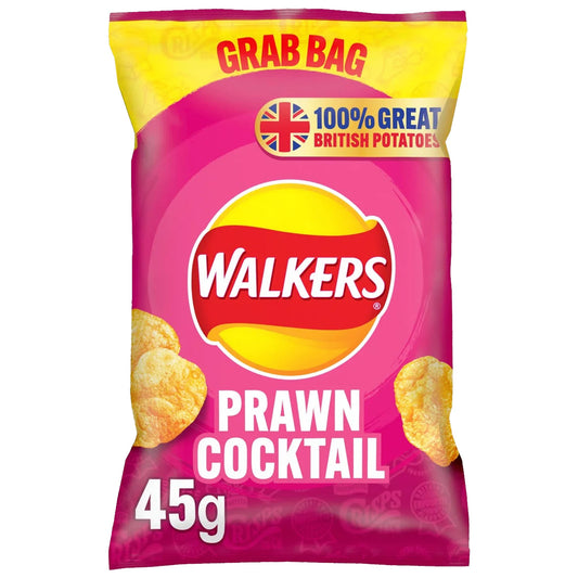 Walker's Prawn Cocktail Grab Bag 45g - Blighty's British Store