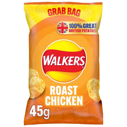 Walker's Roast Chicken Grab Bag 45g - Blighty's British Store