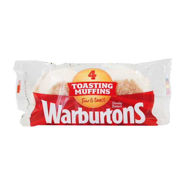Warburtons 4 Toasting Muffins - Blighty's British Store