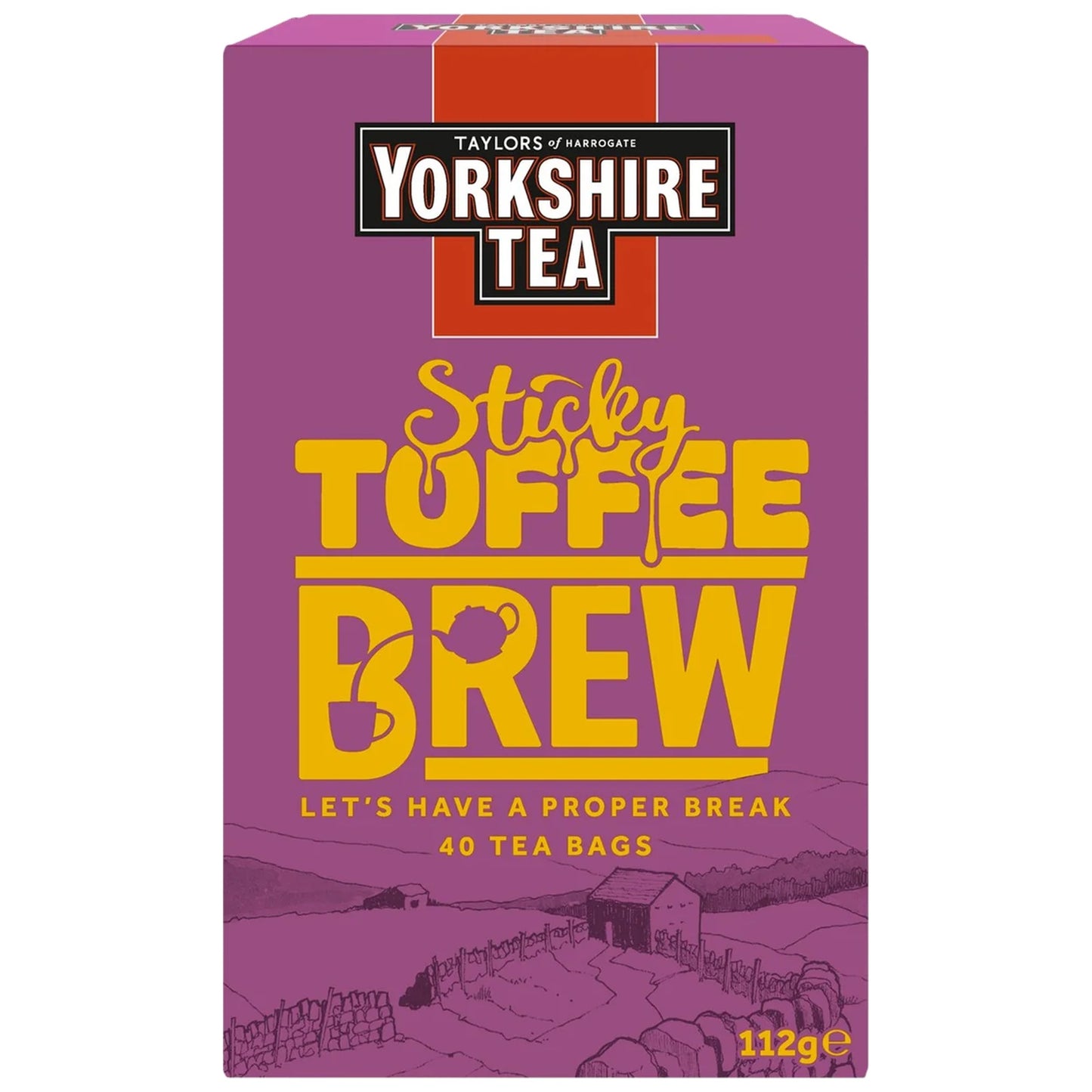 Yorkshire Tea Sticky Toffee Brew 40 Bags 112g